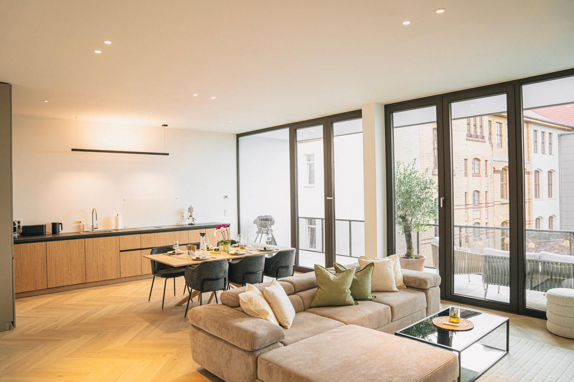 Rr - Penthouse - Luxe 105 Qm - Central - Wifi Magdeburg Eksteriør bilde